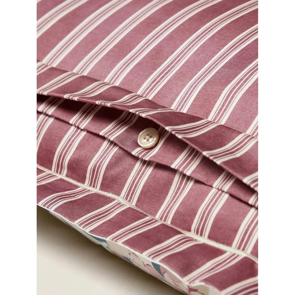 Ralph Lauren Tilly Parfait Standard Sham | Cottage Floral & Stripes One Sham